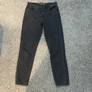 American Eagle Black Mom Jeans